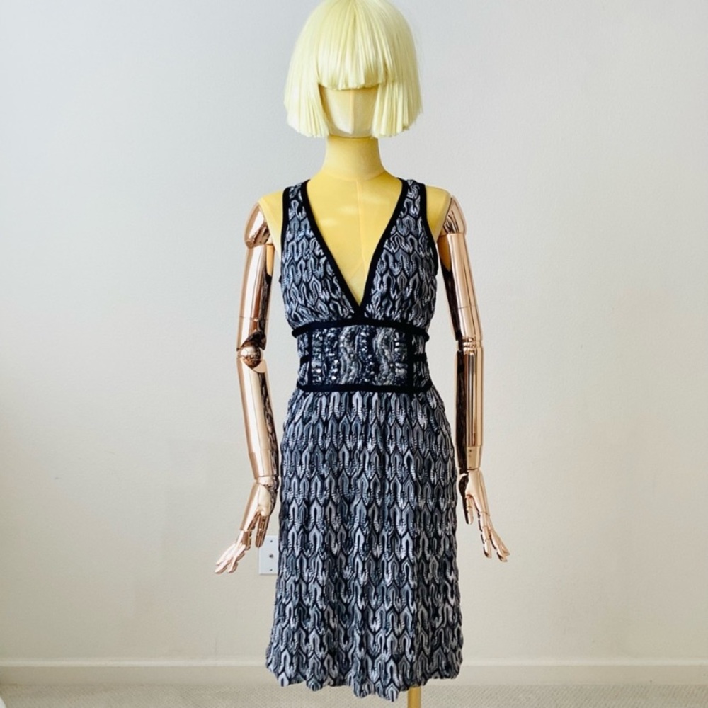 Missoni Black and White Patterned Dress